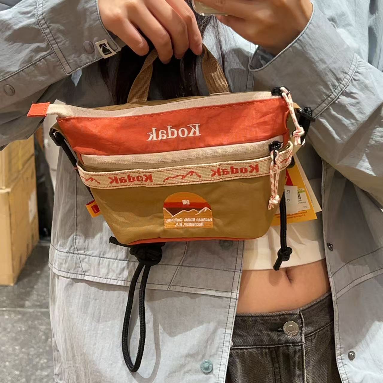 韓國 Kodak Hardy Kodachrome Mini Crossbody Bag【KK027】