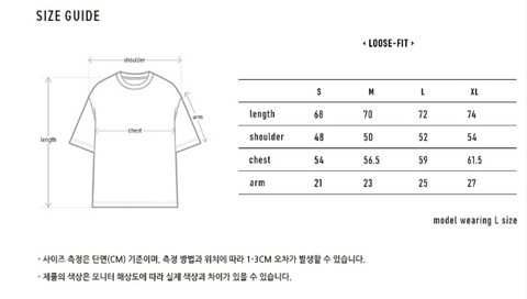 韓國 Markm Wave Slogan T-Shirt【MA162】