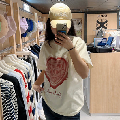 韓國 Satur Saturday Retro Mood Graphic T-Shirt【SR101】