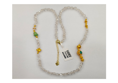 合金白水晶利姆利亞項鍊【SE515】