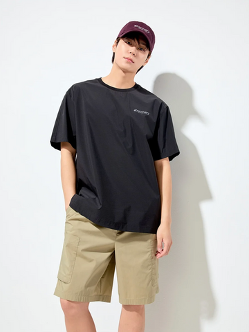 韓國 Discovery Fresh Event Woven Short Sleeve T-Shirt凉爽防晒面料【DY041】