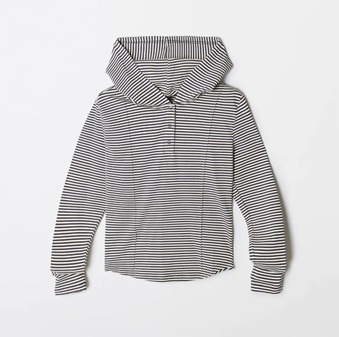 韓國 SPAO Hooded Snap Long Sleeve T-shirt【SP230】