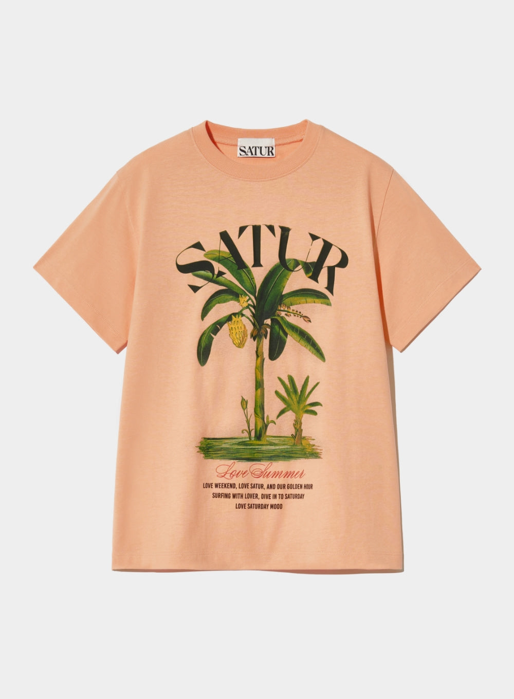 韓國 Satur (W) Banana Tree Graphic T-Shirt【SR003】