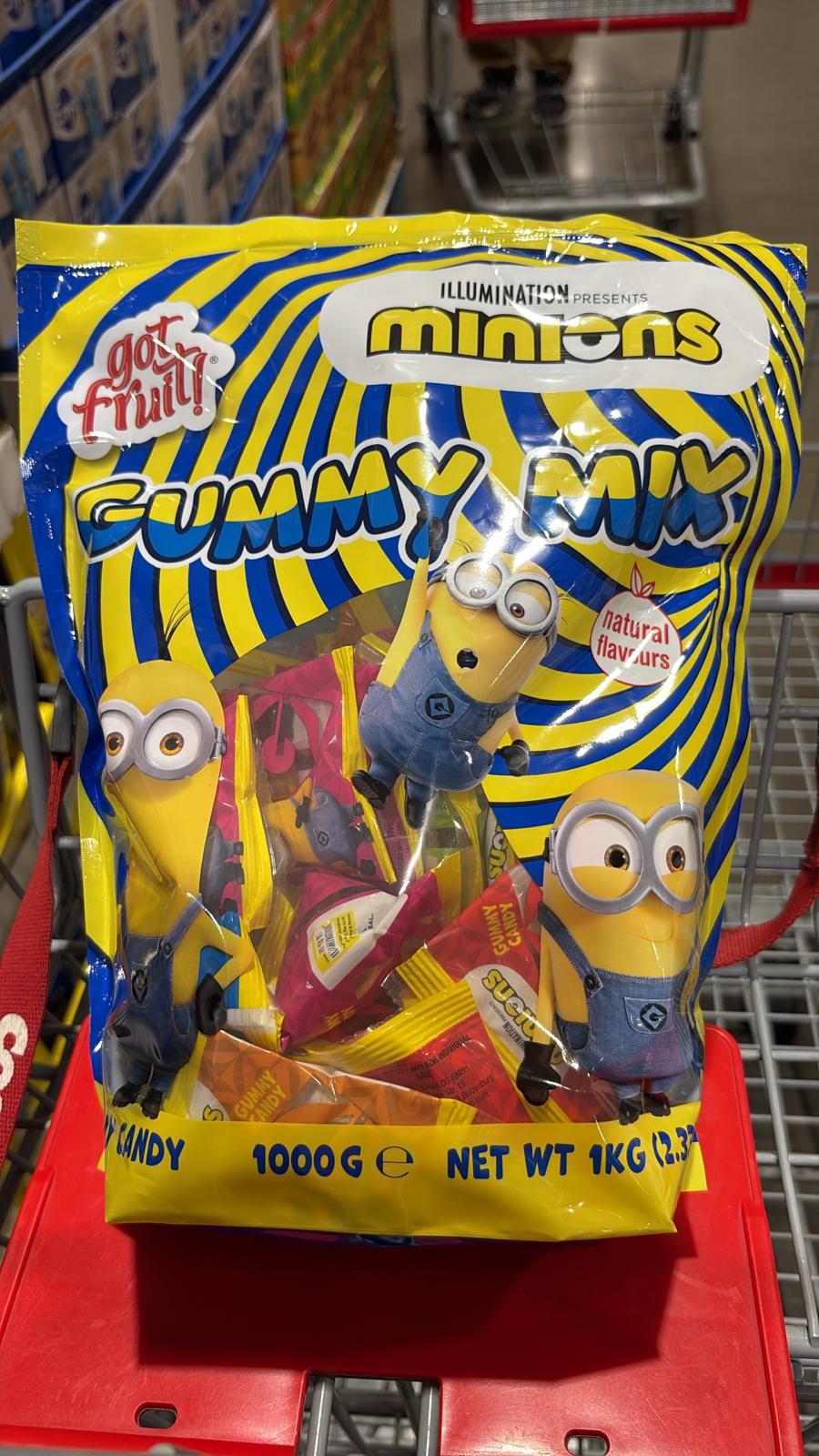 日本Costco Minions 軟糖1kg 德國製造 天然香料,著色 真正的果汁 Exp 2027.06.16【CJ176】