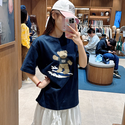 韓國 Marithe Francois Girbaud DOODLE BEAR TSHIRT【MF485】