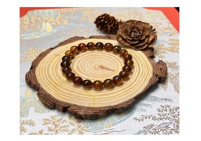 琥珀圓珠手串 8+mm【SE614】