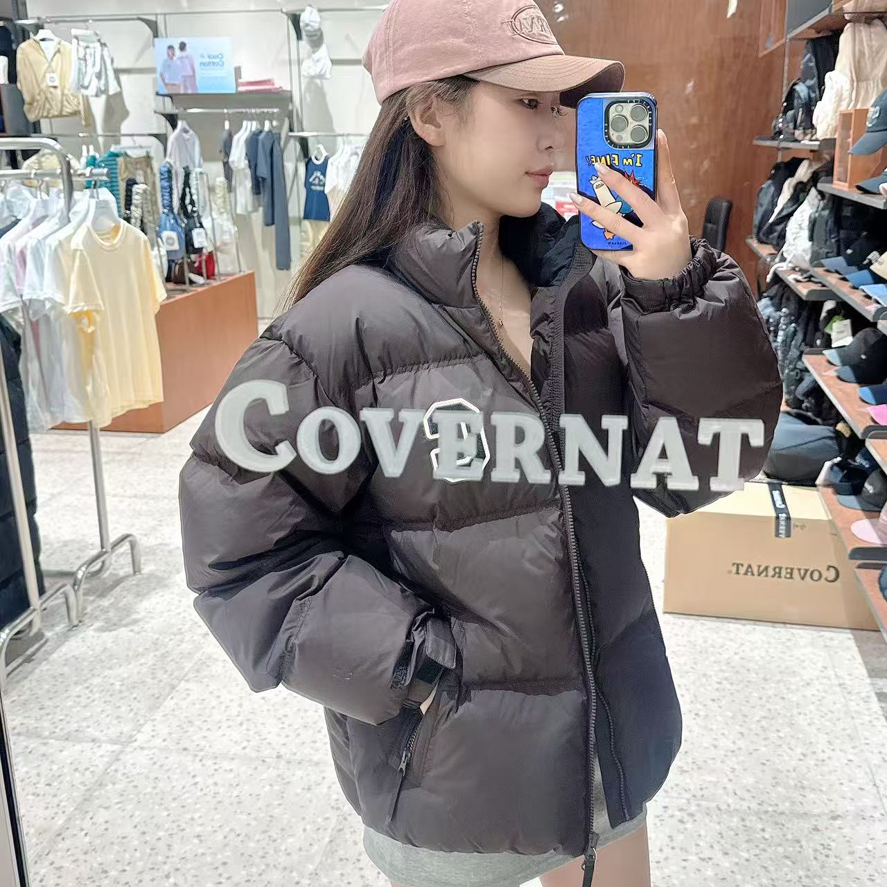 韓國 Covernat RDS College Arch Short Puffer【CO047】