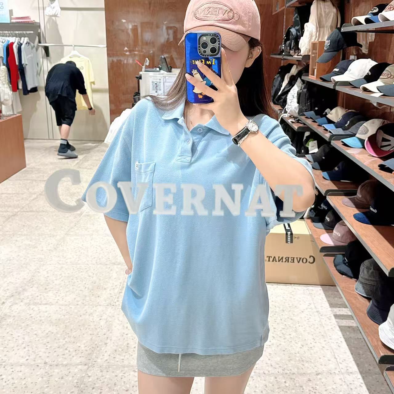 韓國 Covernat Dying Polo T-Shirt【CO063】