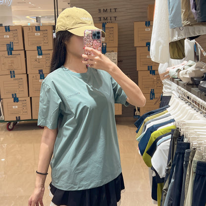 韓國 Discovery Fresh Event Woven Short Sleeve T-Shirt凉爽防晒面料【DY041】