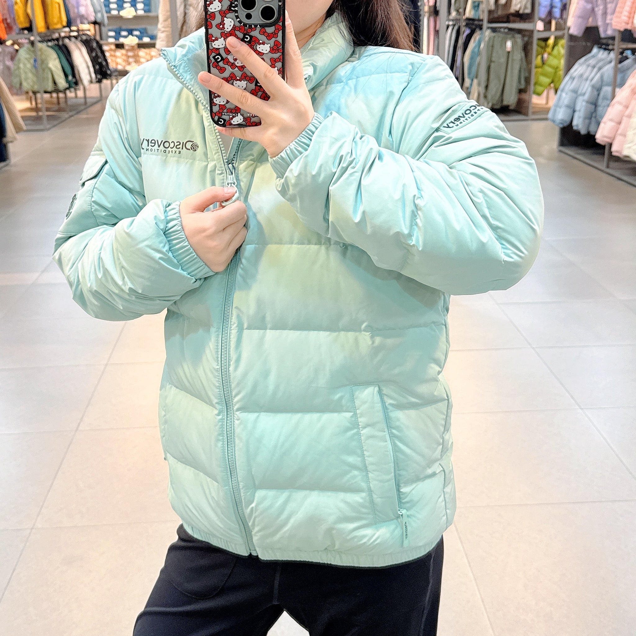 韓國 Discovery Byrn Tube Goose Down Men's Lightweight Padding (鵝絨)【DY188】