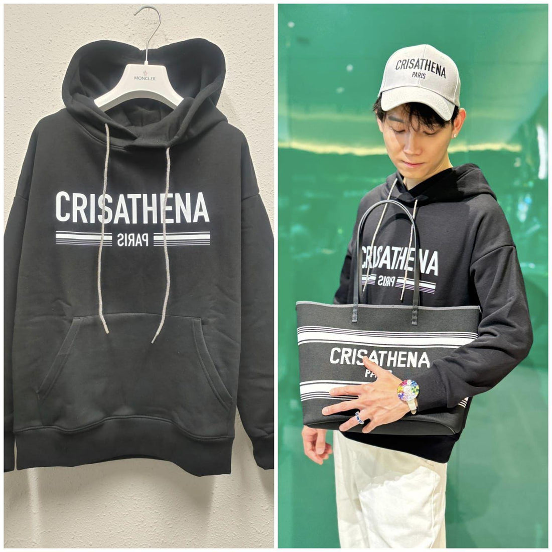 CrisathenaParis Logo Hoodie 【YS124】