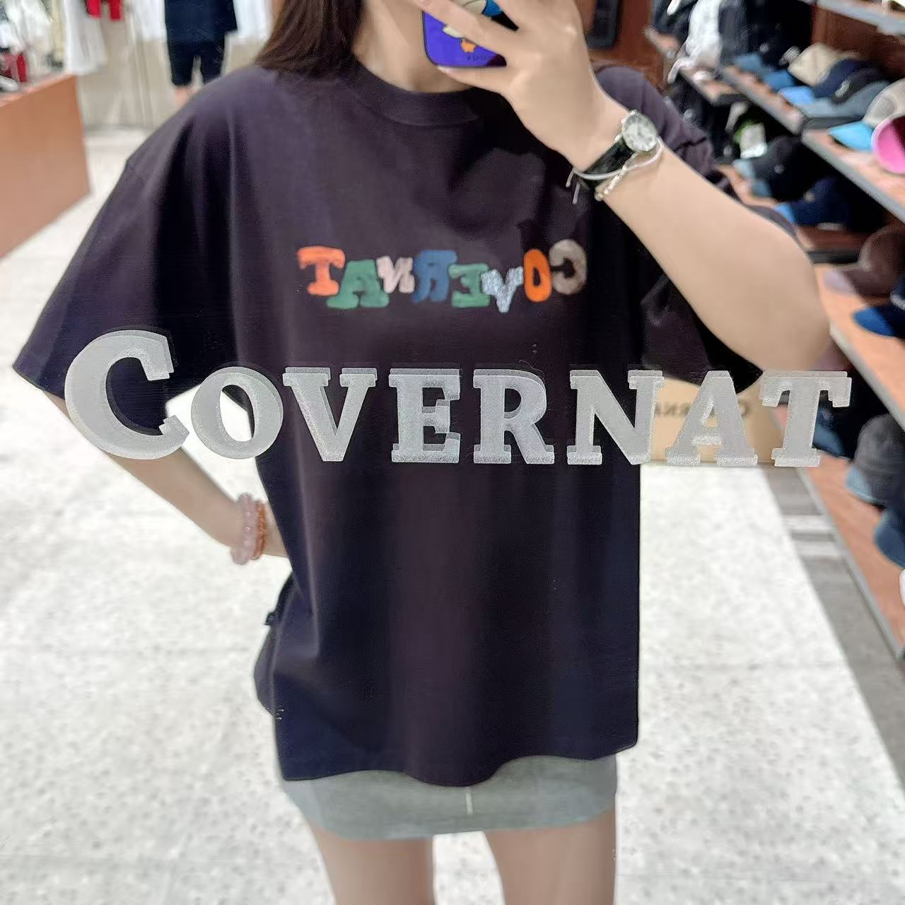 韓國 Covernat Clay Logo Graphic T-Shirt【CO058】