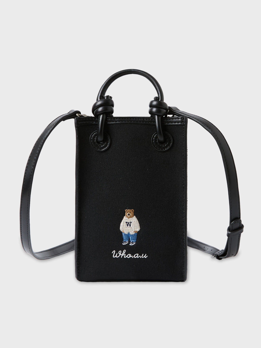 韓國 Who.A.U Canvas Mini Square Bag【WA211】
