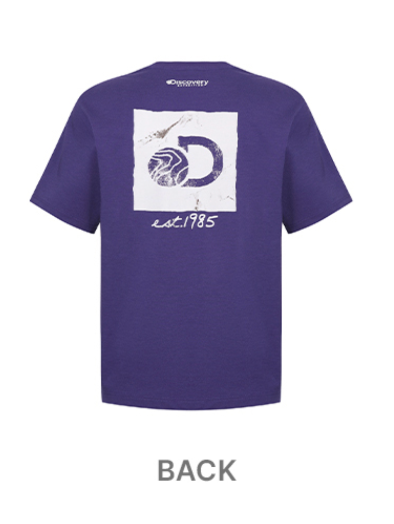 韓國 Discovery Freshvent Washing Box Logo Short-Sleeve T-Shirt【DY037】