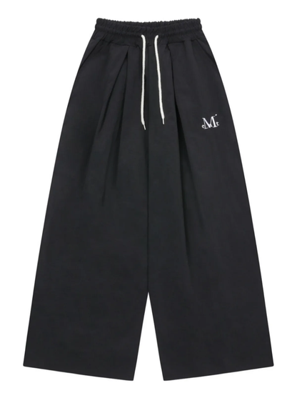 韓國 Mucent Arion Pintuck Wide Banding Pants【MU188】