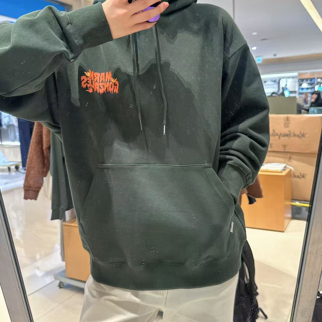 韓國 Mark Gonzales Halloween Pumpkin Graphic Sweat Hoodie【MG193】