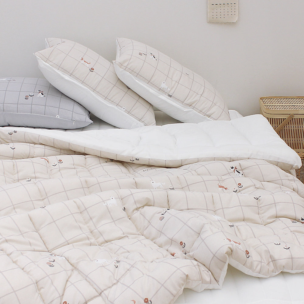 韓國 格紋散步萌萌犬【SM405】