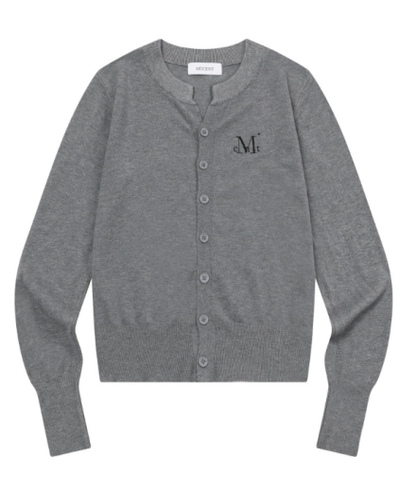 韓國 Mucent Marais 7 Button Crop Henry Neck Cardigan【MU183】