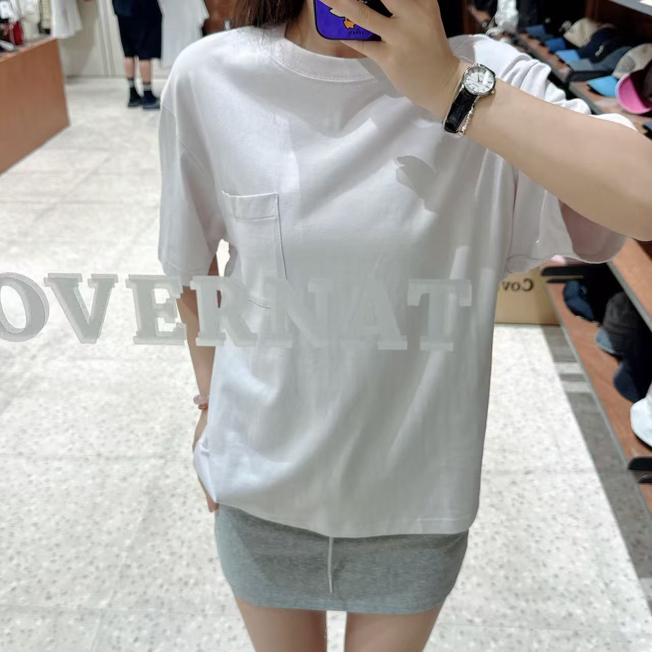 韓國 Covernat Basic Pocket T-Shirt【CO056】