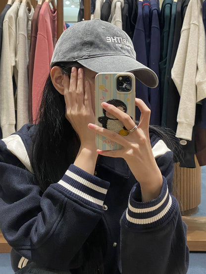 韓國 Marithe Francois Girbaud DENIM WASHING LOGO BALL CAP 【MF055】 - STT Mall HK 靚太網購