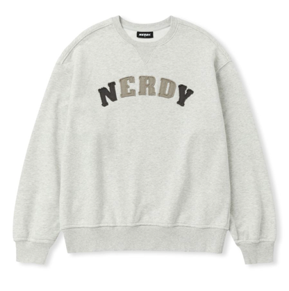 韓國 Nerdy Vintage Arch Logo Sweatshirt【NY045】