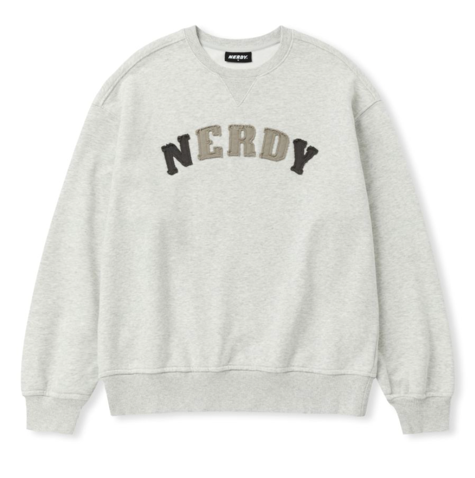 韓國 Nerdy Vintage Arch Logo Sweatshirt【NY045】