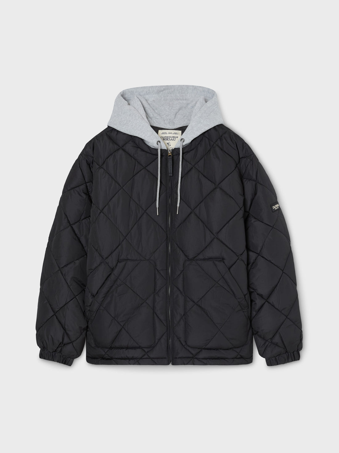 韓國 WhoAU Hood Quilting Jumper【WA015】