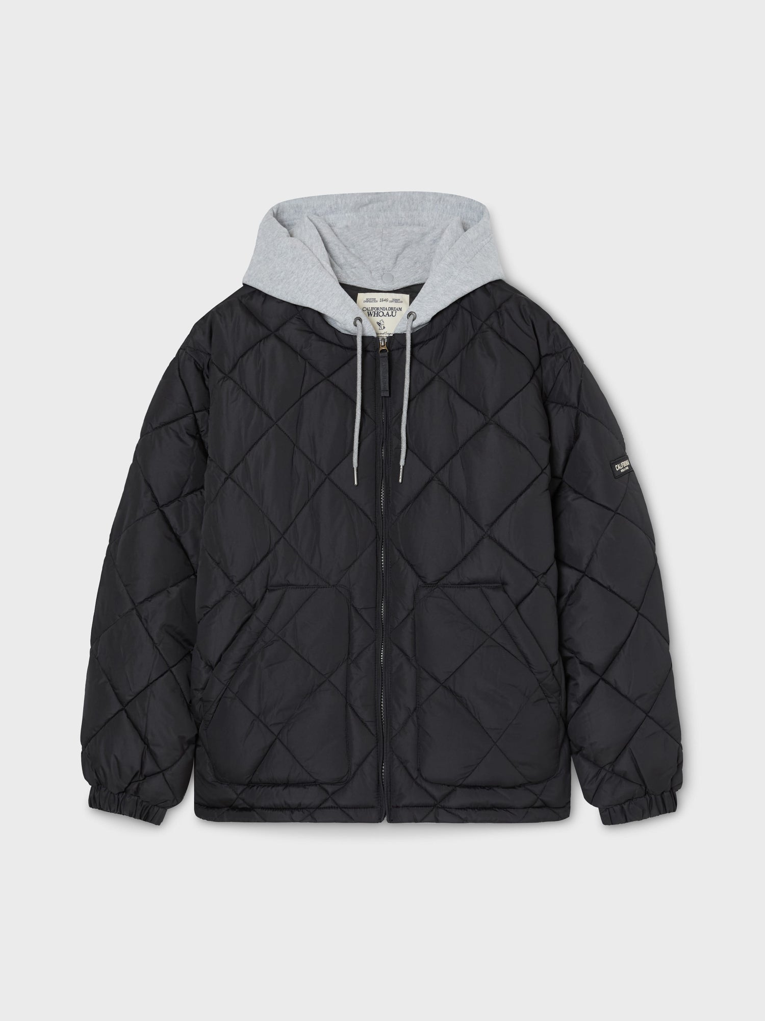 韓國 WhoAU Hood Quilting Jumper【WA015】