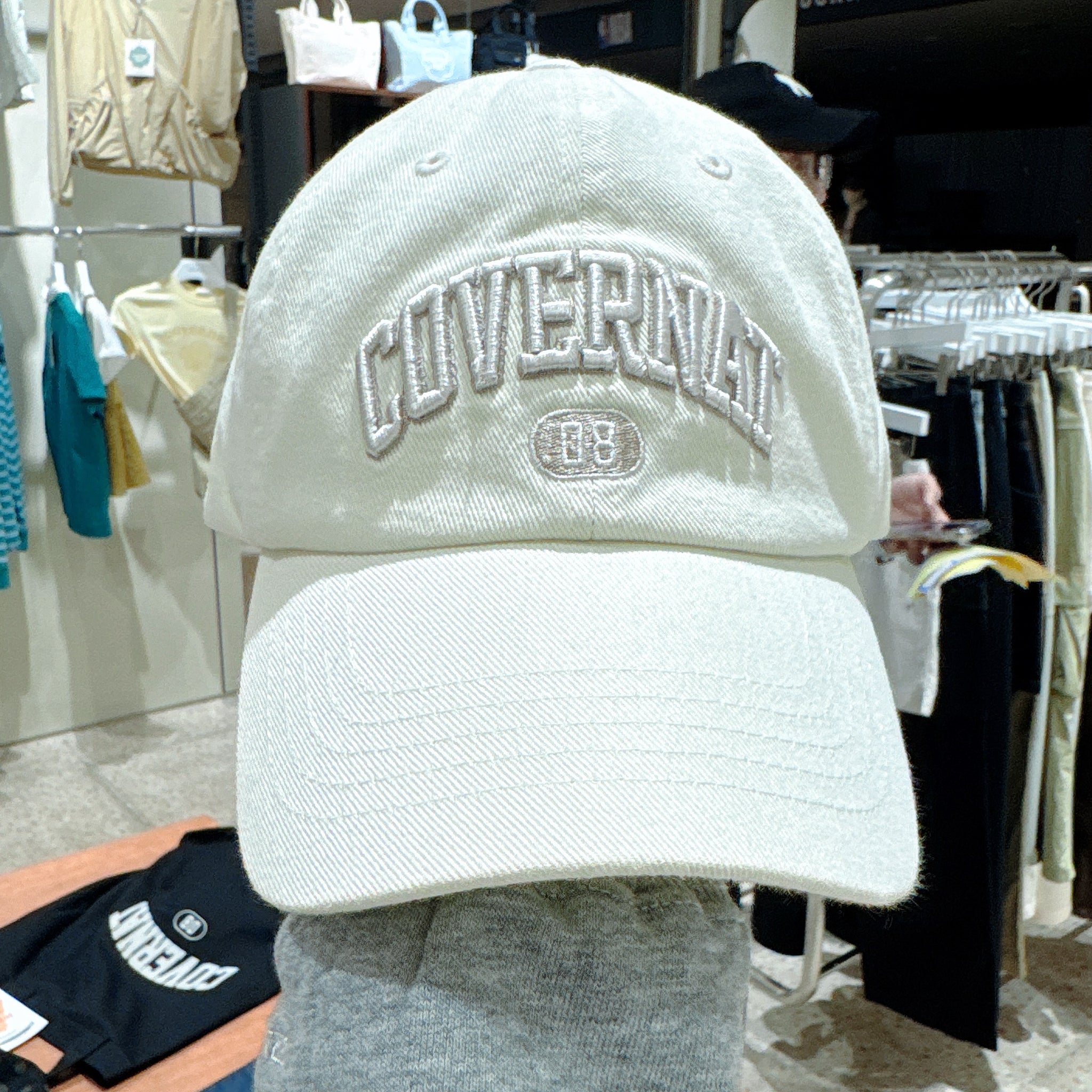 韓國 Covernat Arch Logo Volume Embroidery Ball Cap【CO085】