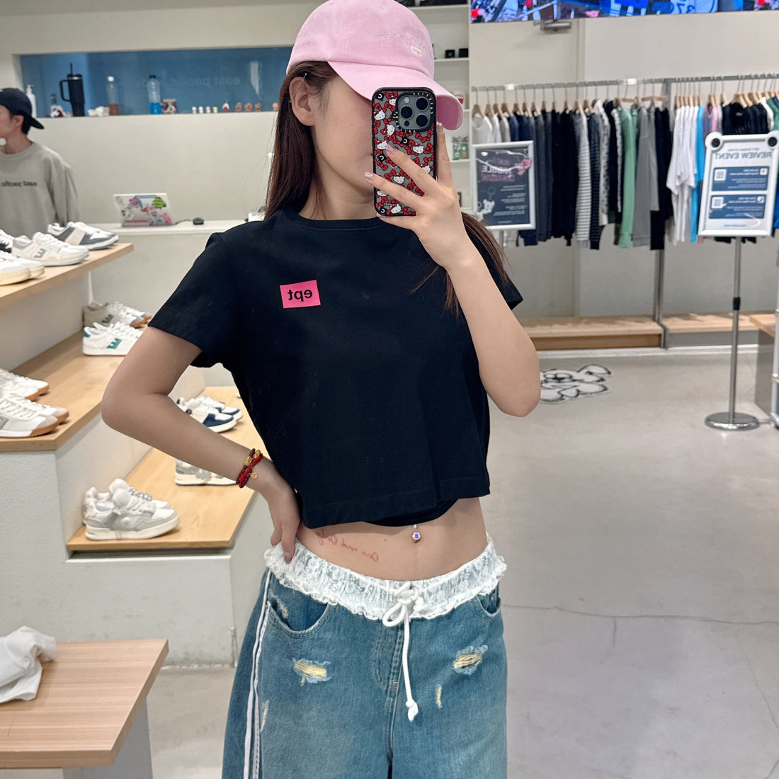 韓國 EPT Box Crop T-shirts【EP037】