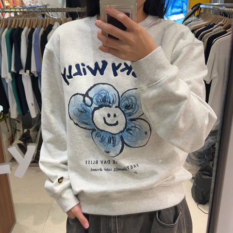 韓國 Wacky Willy Big Lily Graphic Long Sleeves【WW012】