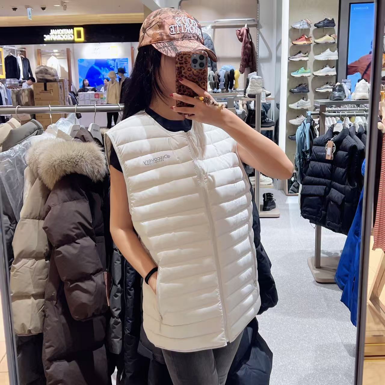 韓國 Discovery Men's Pixieber G Tube Down Vest【DY056】