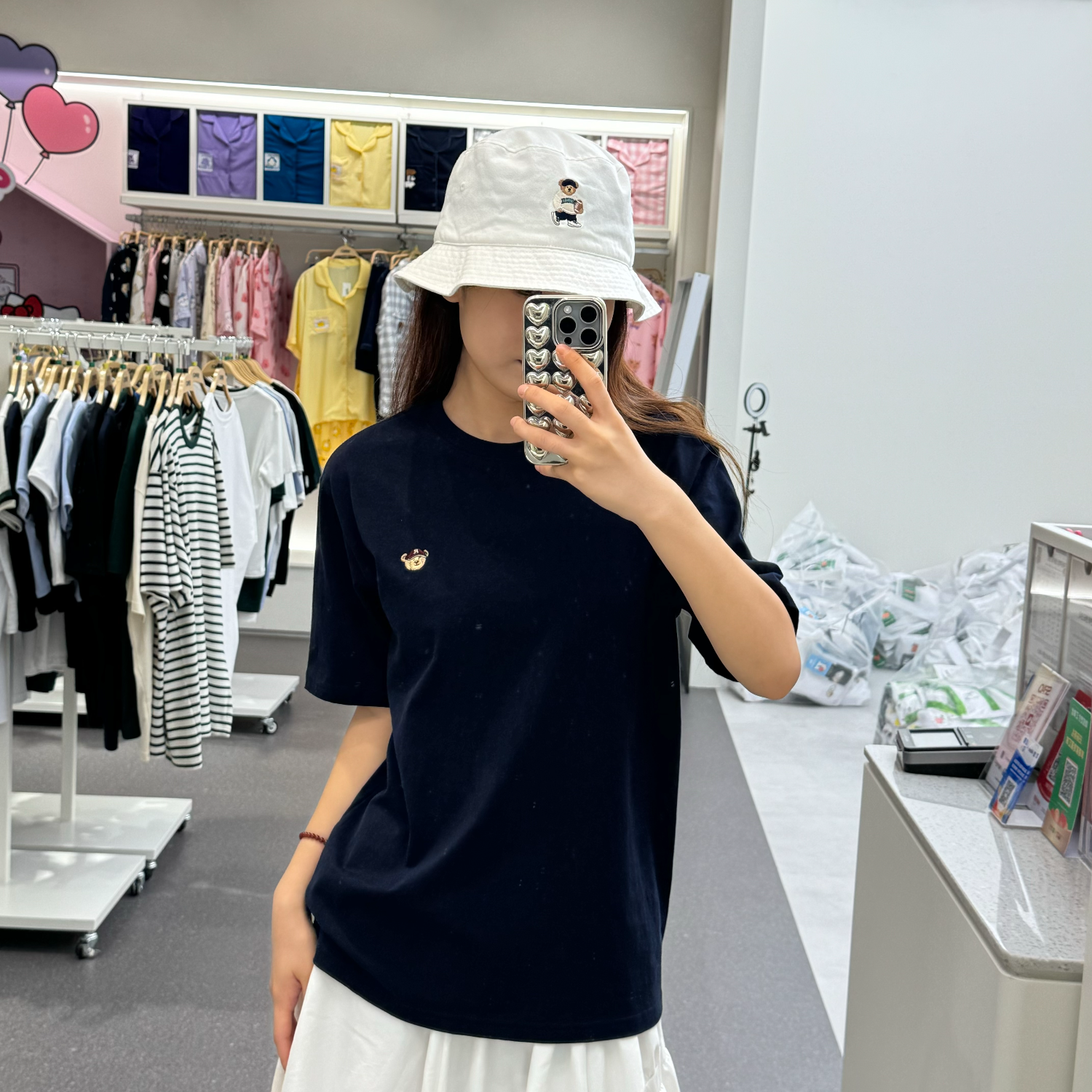 韓國 SPAO Embroidered Short Sleeve T-shirt【SP045】 - STT Mall HK 靚太網購