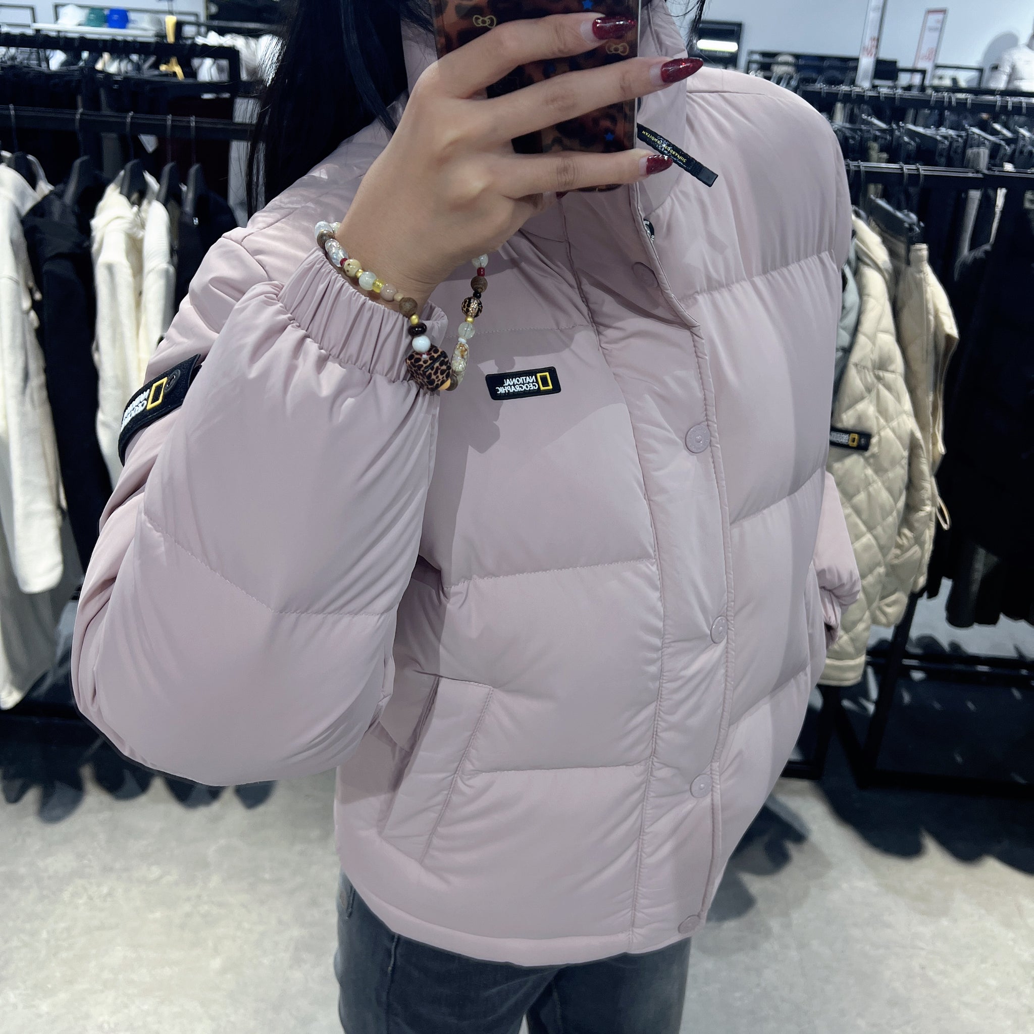 韓國 National Geographic Women's Rayman Short-Length Duck Down Jumper (鴨絨)【NG066】