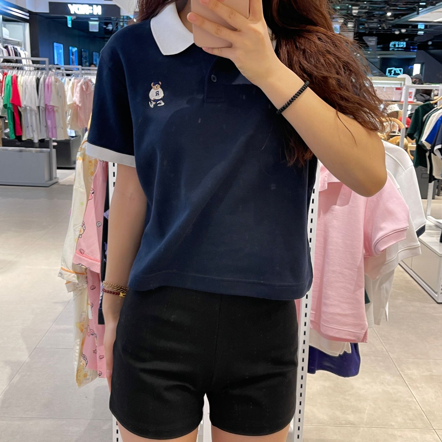 韓國 SPAO Women Short Sleeve Crop Polo【SP043】 - STT Mall HK 靚太網購