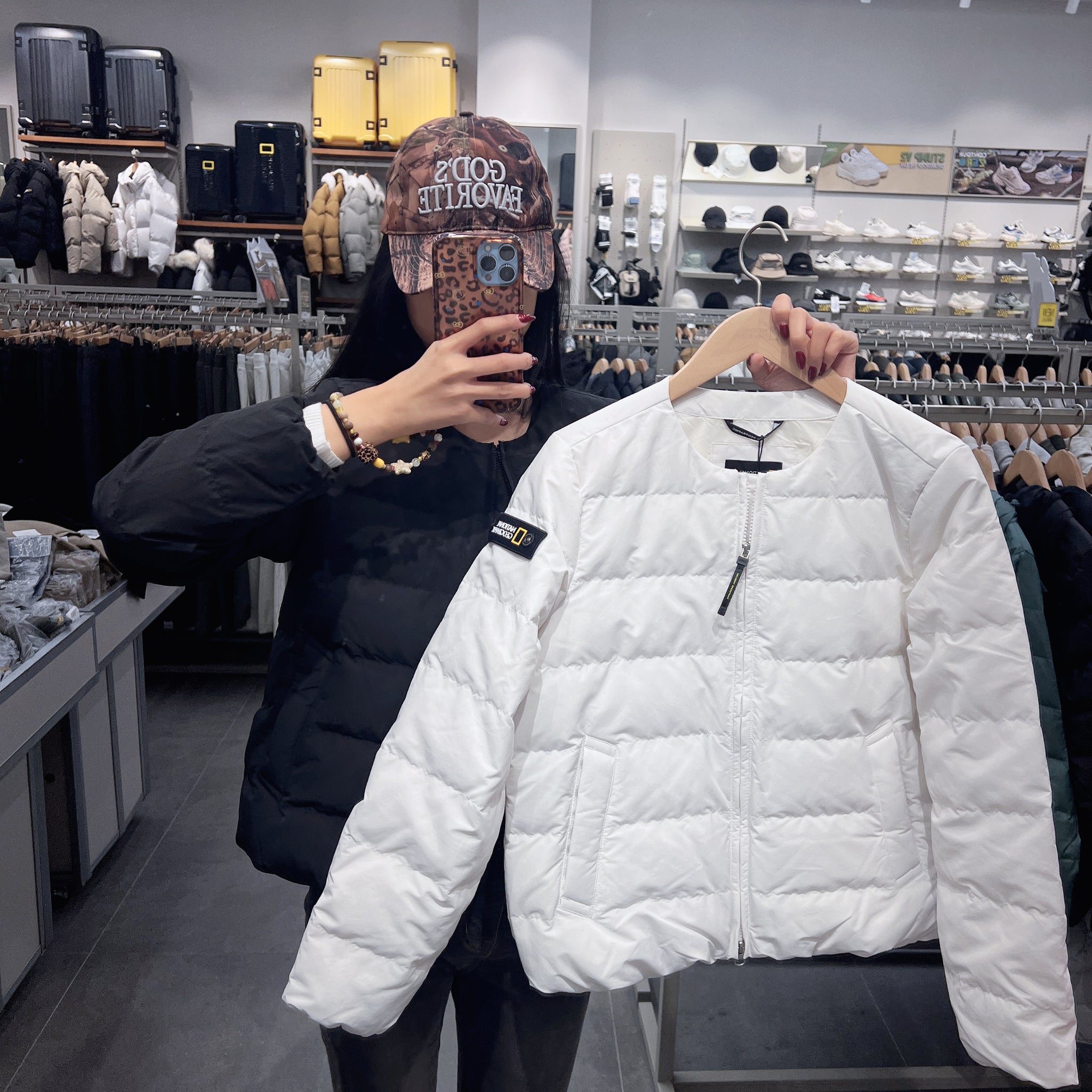 韓國 National Geographic Women's Heron U-Neck Lightweight Goose Down Jumper (鵝絨)【NG186】