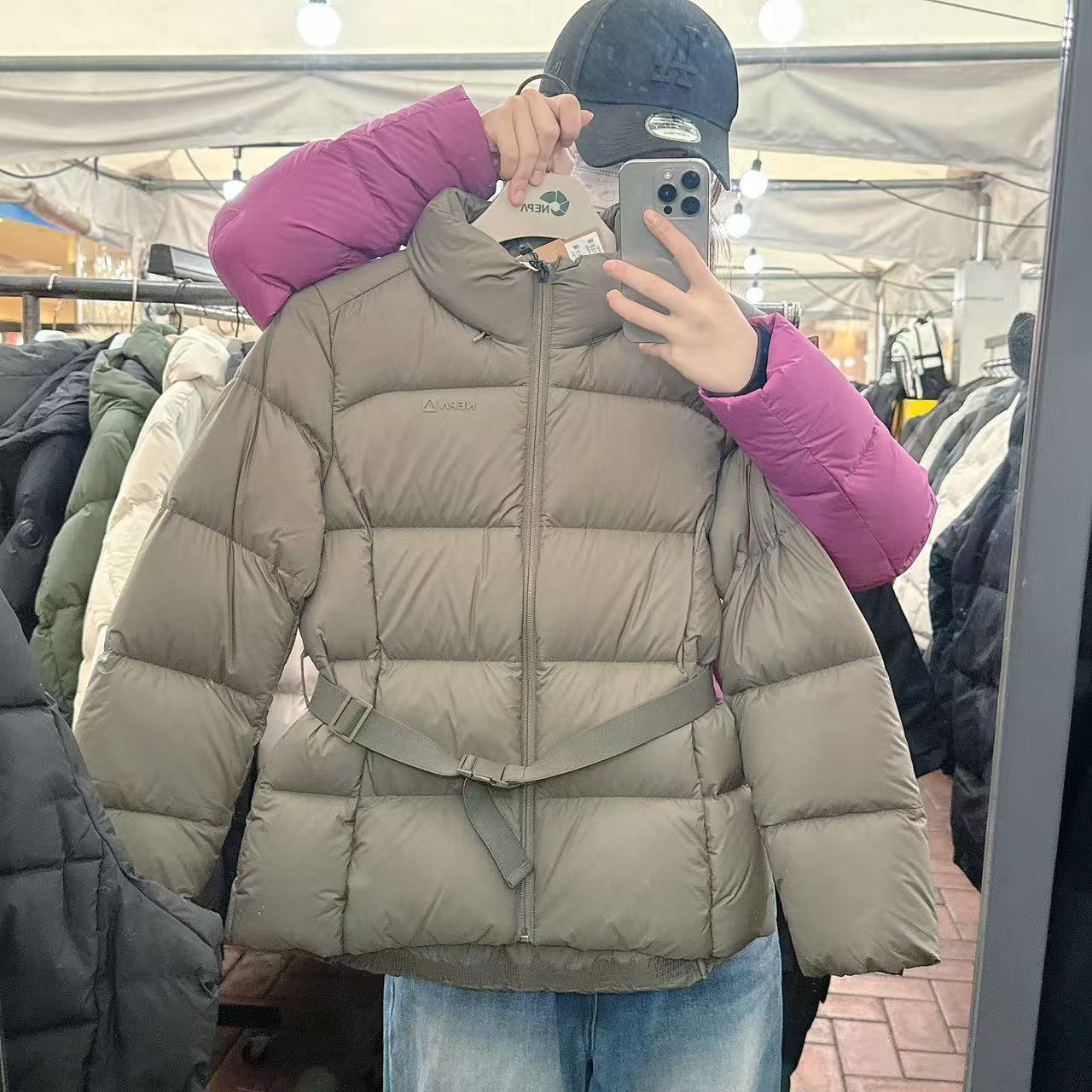 韓國 NEPA Women's Air Summit Middle Down Jacket (鵝絨)【NA031】