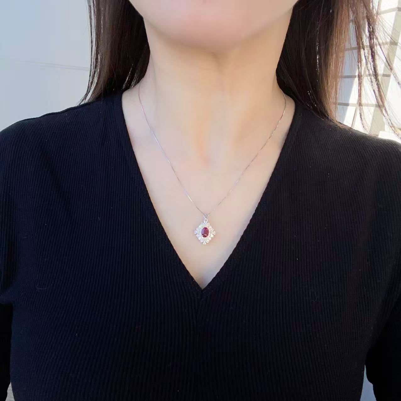 日本直送 紅寶石項鍊【JS337】