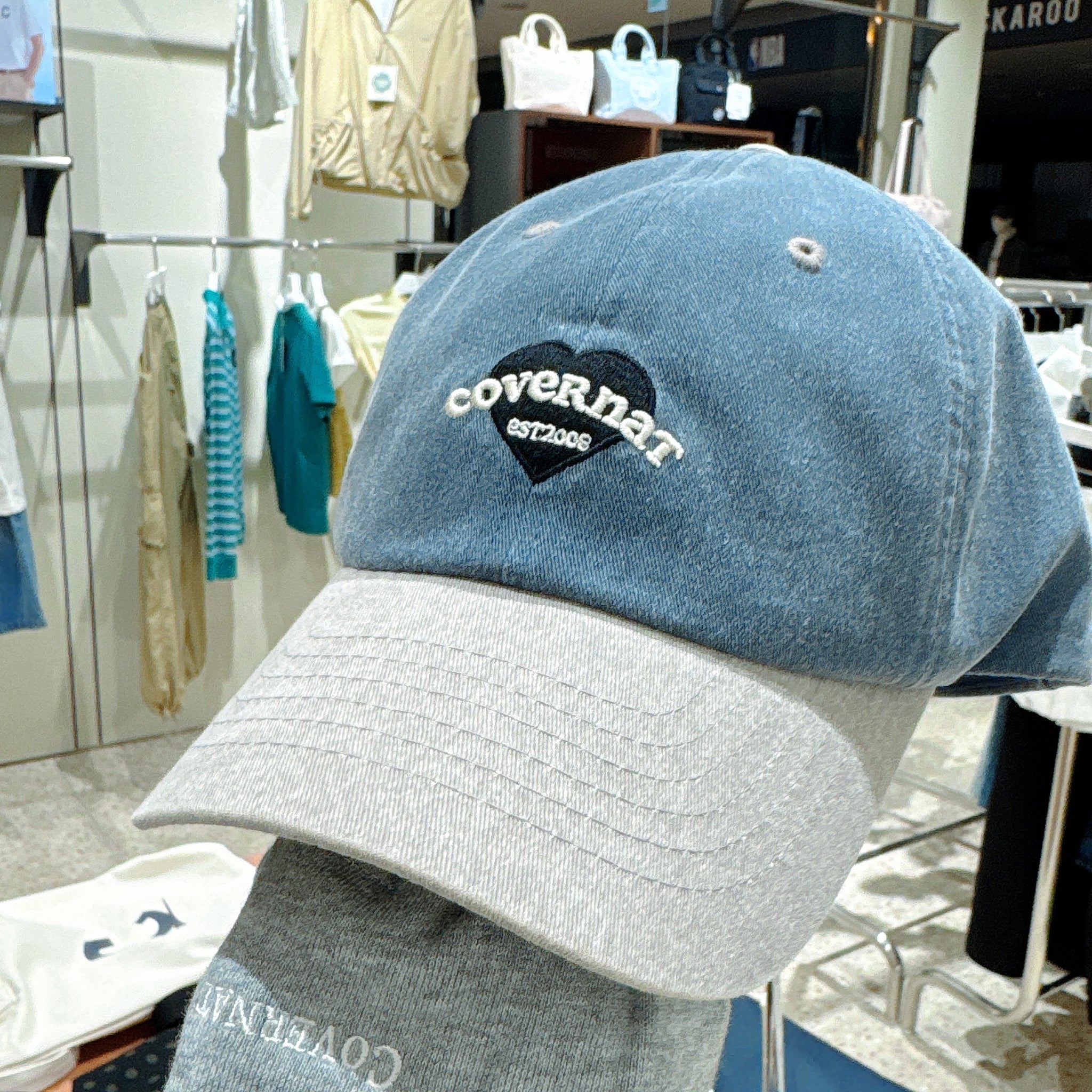 韓國 Covernat Cloverheart Cooper Logo Heart Ball Cap【CO084】
