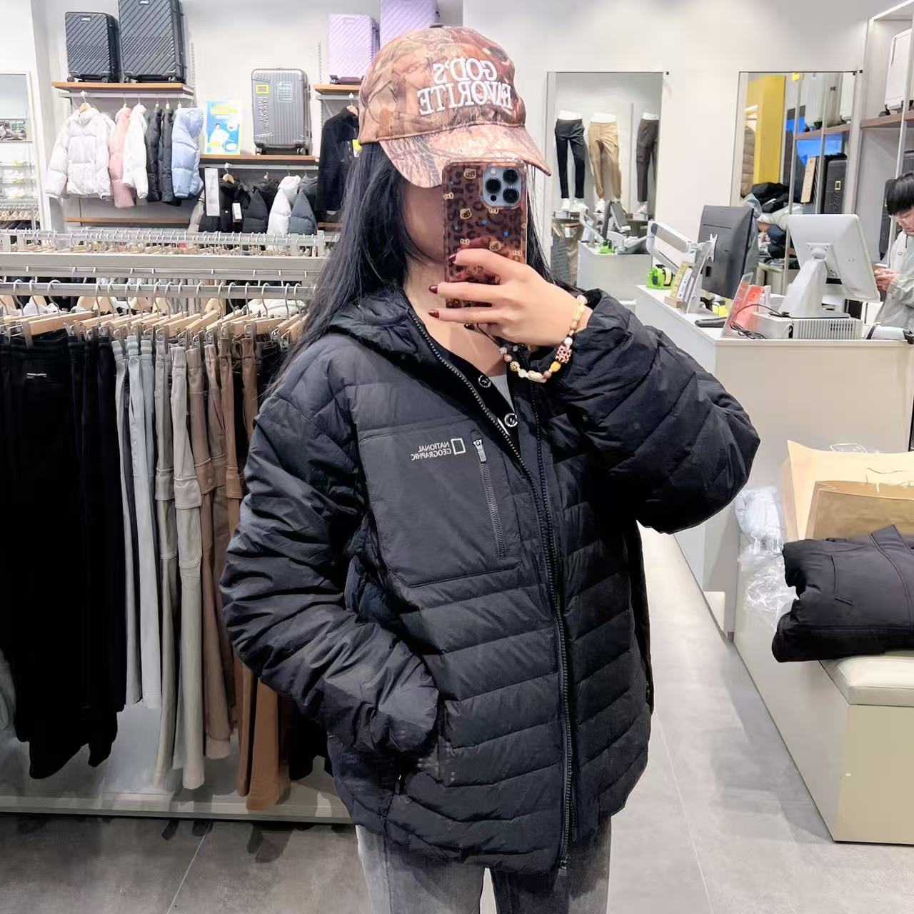 韓國 National Geographic Arctic Hood Tube Goose Down Jumper (鵝絨)【NG211】