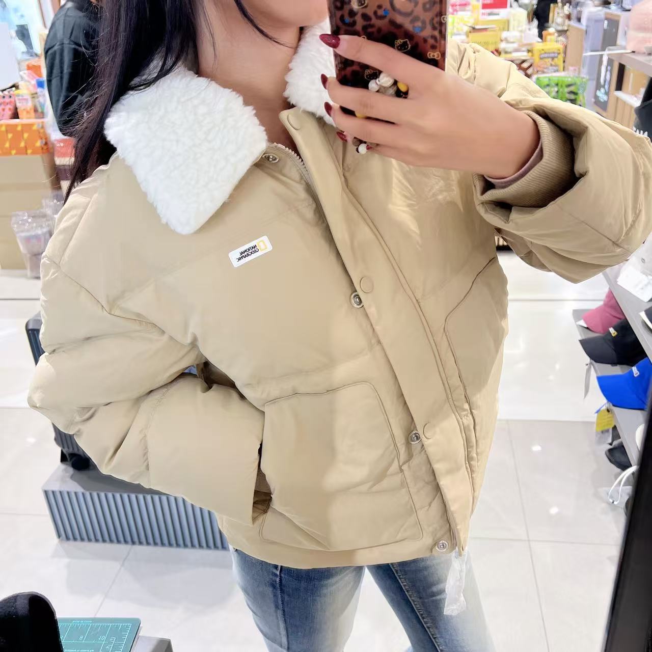 韓國 National Geographic Women's Larousse Cozy Duck Down Jumper【NG141】