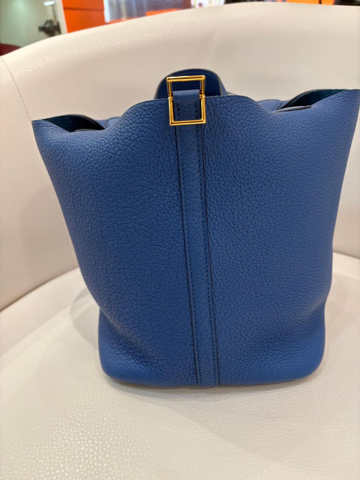 未試用品Hermes P22法國藍  訂金 $500 總售價 $23800【JS577】
