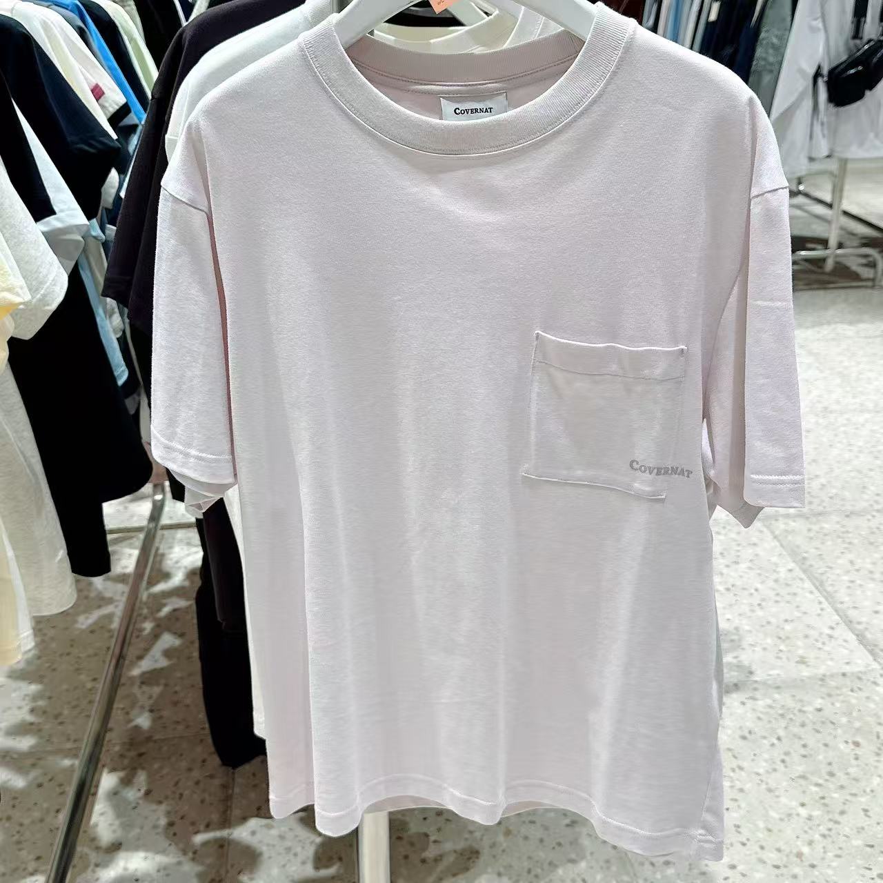 韓國 Covernat Basic Pocket T-Shirt【CO056】