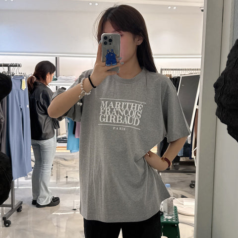 韓國 Marithe Francois Girbaud UNISEX T-SHIRTS (獨家款)【MF547】