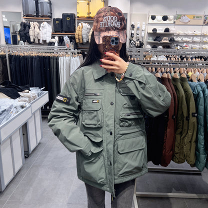 韓國 National Geographic NRN Multi-Pocket Quilted Jumper【NG201】