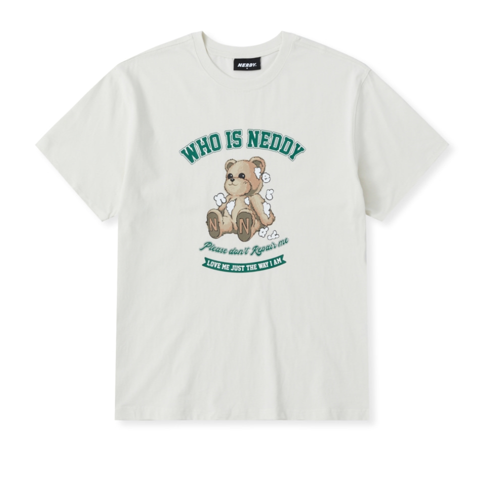 韓國 Nerdy Who Is Neddy S/S T-Shirt【NY032】