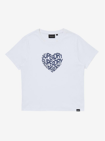 韓國 Superdry Heart Logo T-Shirt【SU134】