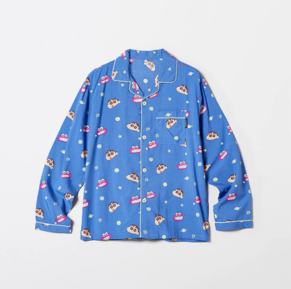 韓國 SPAO Crayon Shin-chan Long-Sleeved Pajamas【SP222】
