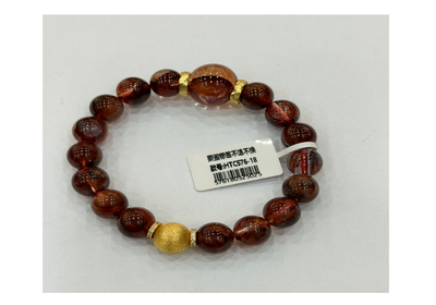 S925紅膠花手串【SE732】