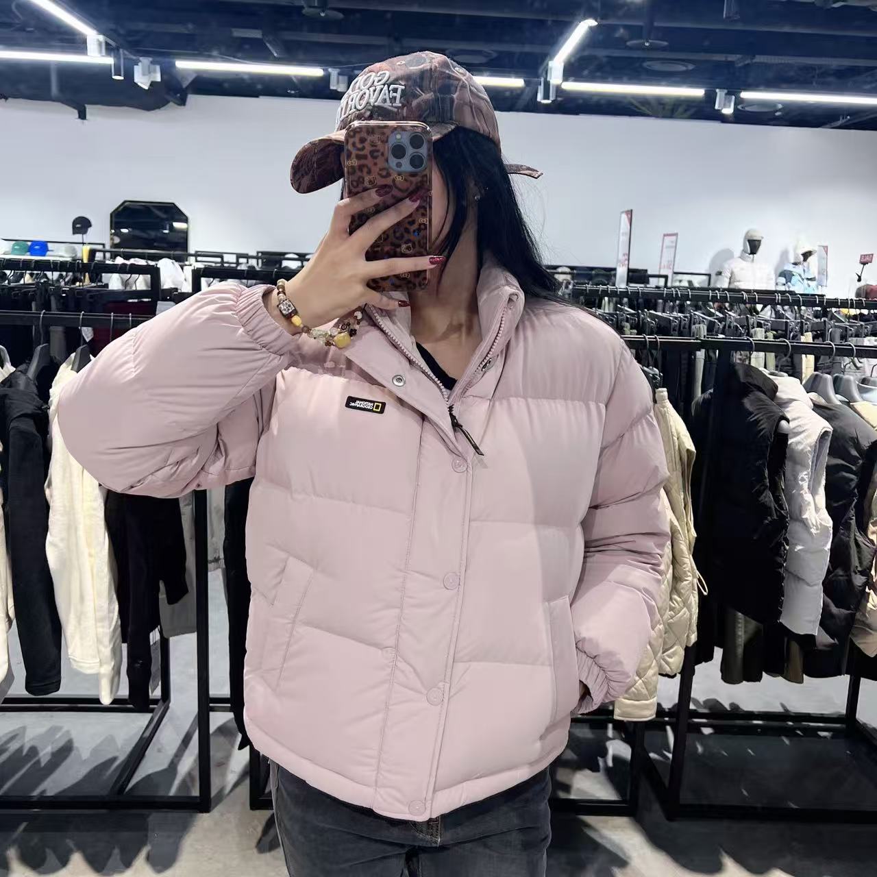 韓國 National Geographic Women's Rayman Short-Length Duck Down Jumper (鴨絨)【NG066】